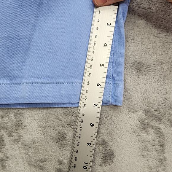 Kut From The Kloth‎ Shorts Womens 10L LONG Blue Catherine Trouser Twill Stretch - Picture 13 of 15